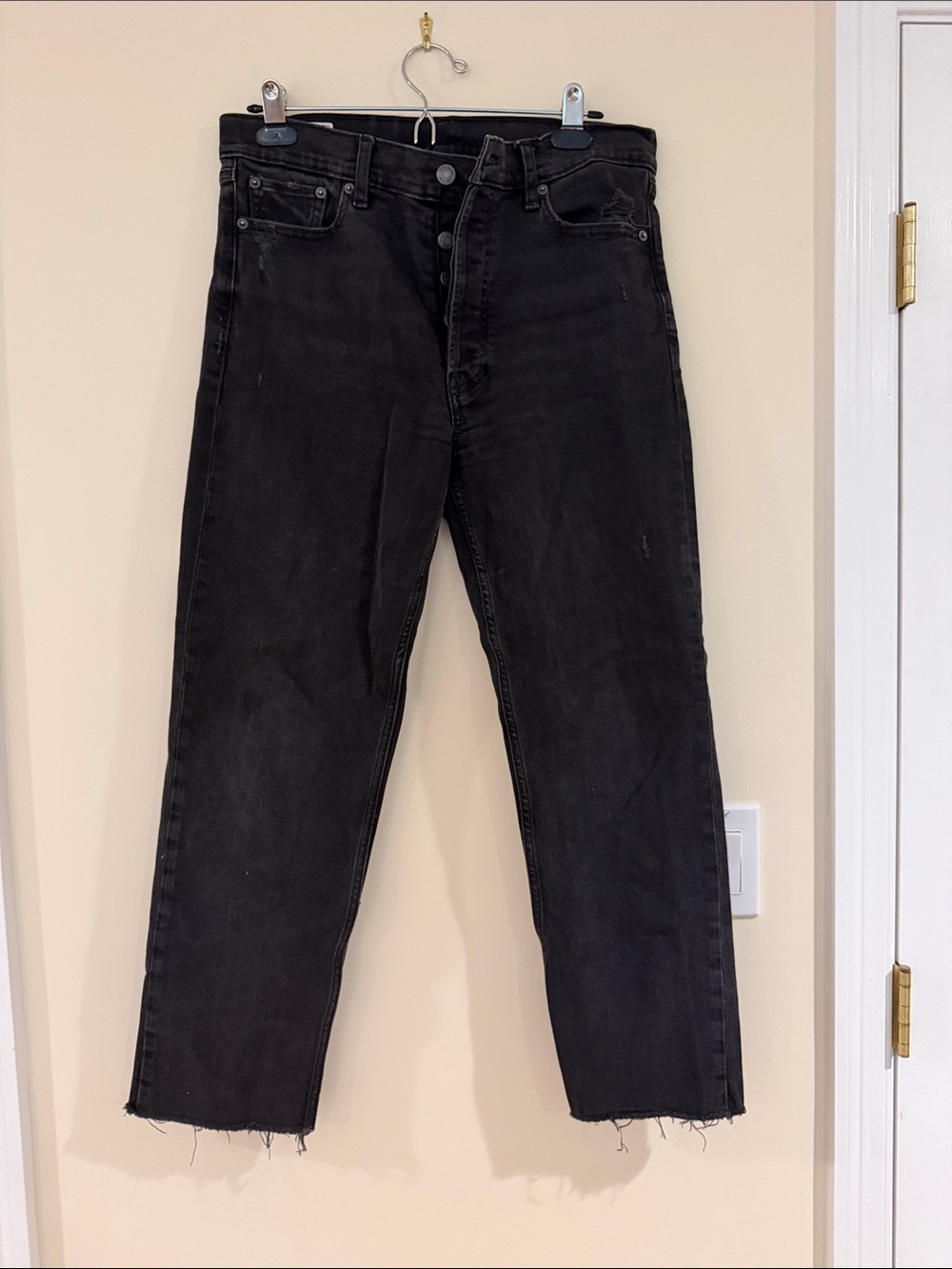 GAP High Rise Cheeky Straight-Leg Jeans